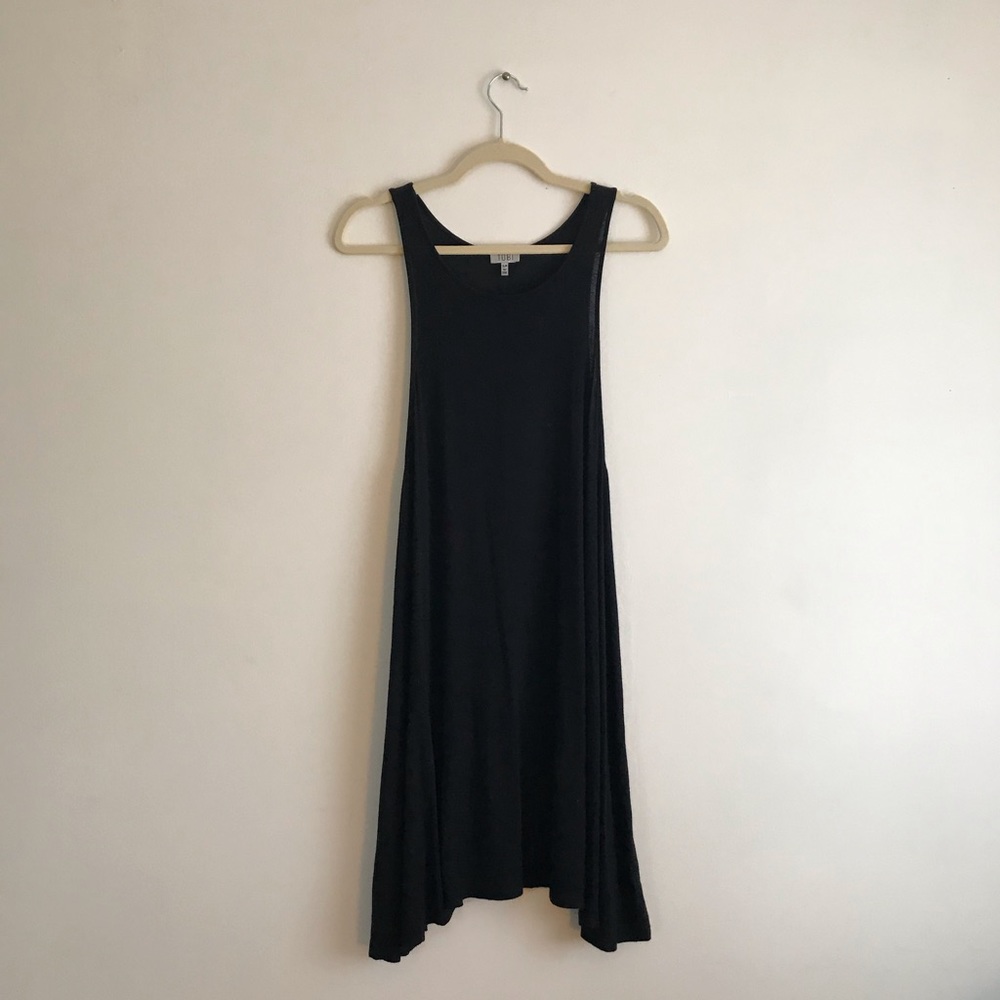 Tobi black midi dress, size small
